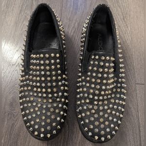 Aldo Studded Slip-On Shoes